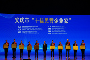 bevictor伟德集团一举斩获多项嘉奖，副总经理潘斌荣膺“安庆市十佳民营企业家”