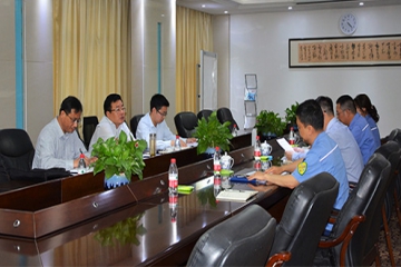 安庆市经信局局长杨旭东莅临bevictor伟德集团落实党史学习教育工作